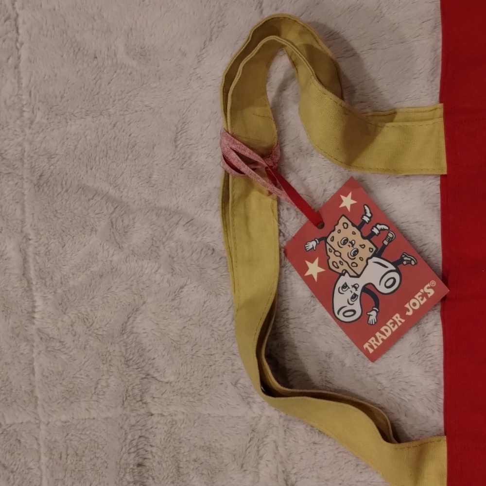 NEW Limited Edition Trader Joe’s Cheese Tote Bag NWT - Picture 7 of 11